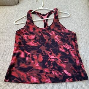 NWOT Lululemon Cool Racerback NULU Tank Intensity Pink Blossom Multi Size 12